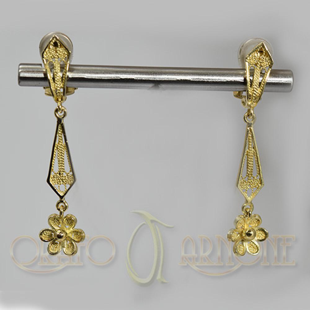Orecchini filigrana in oro